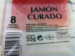 Jamón Cortado en Lonchas (Regular, Aprox. 11% de Grasa)