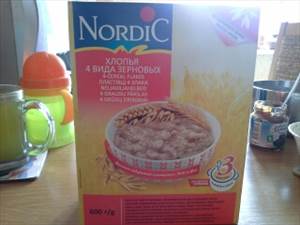 Nordic Хлопья 4 Вида Зерновых