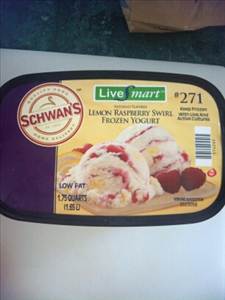 Schwan's Raspberry Swirl Frozen Yogurt