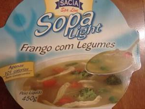SACIA Sopa Light de Frango com Legumes