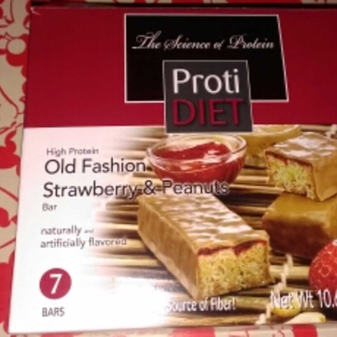 Proti Diet Old Fashion Strawberry & Peanuts Bar