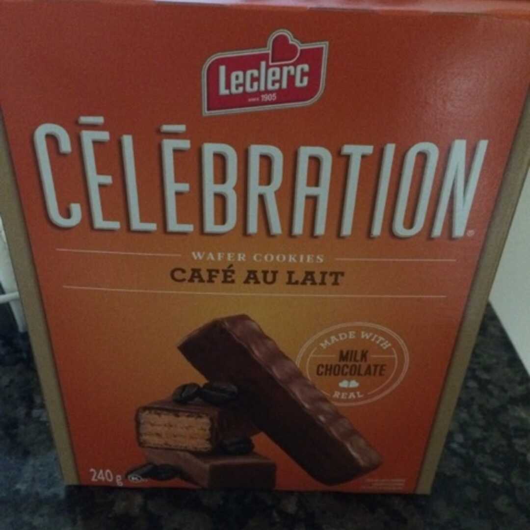 Leclerc Gaufrettes Café au Lait