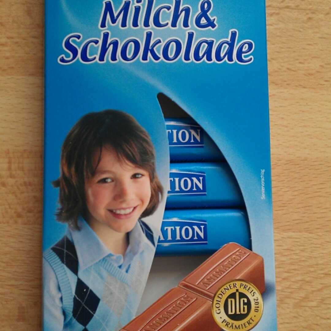 Animation Milch & Schokolade