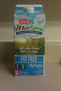 HEB Lactose Free Fat Free Mootopia Milk