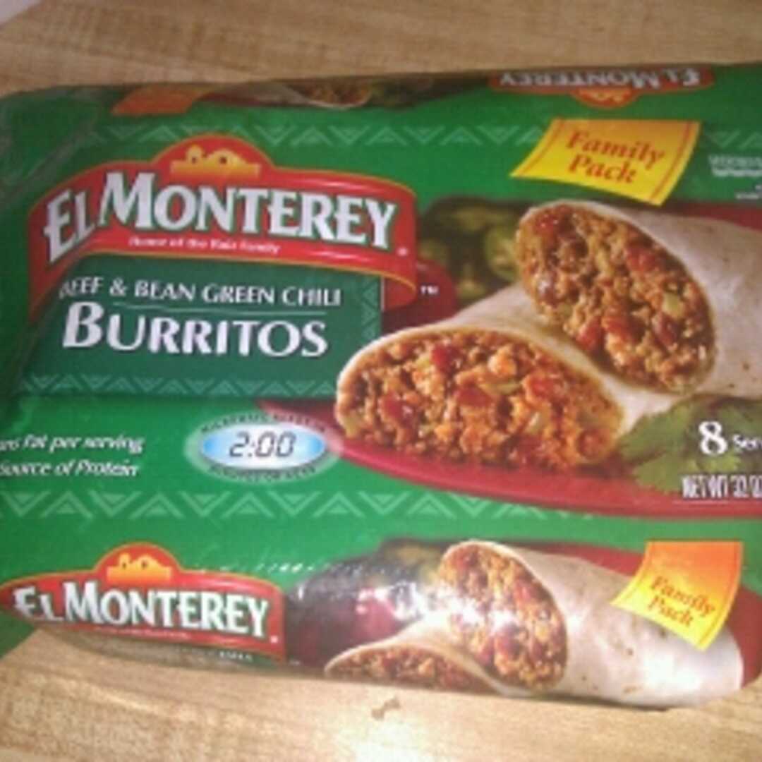 El Monterey Beef & Bean Green Chili Burritos