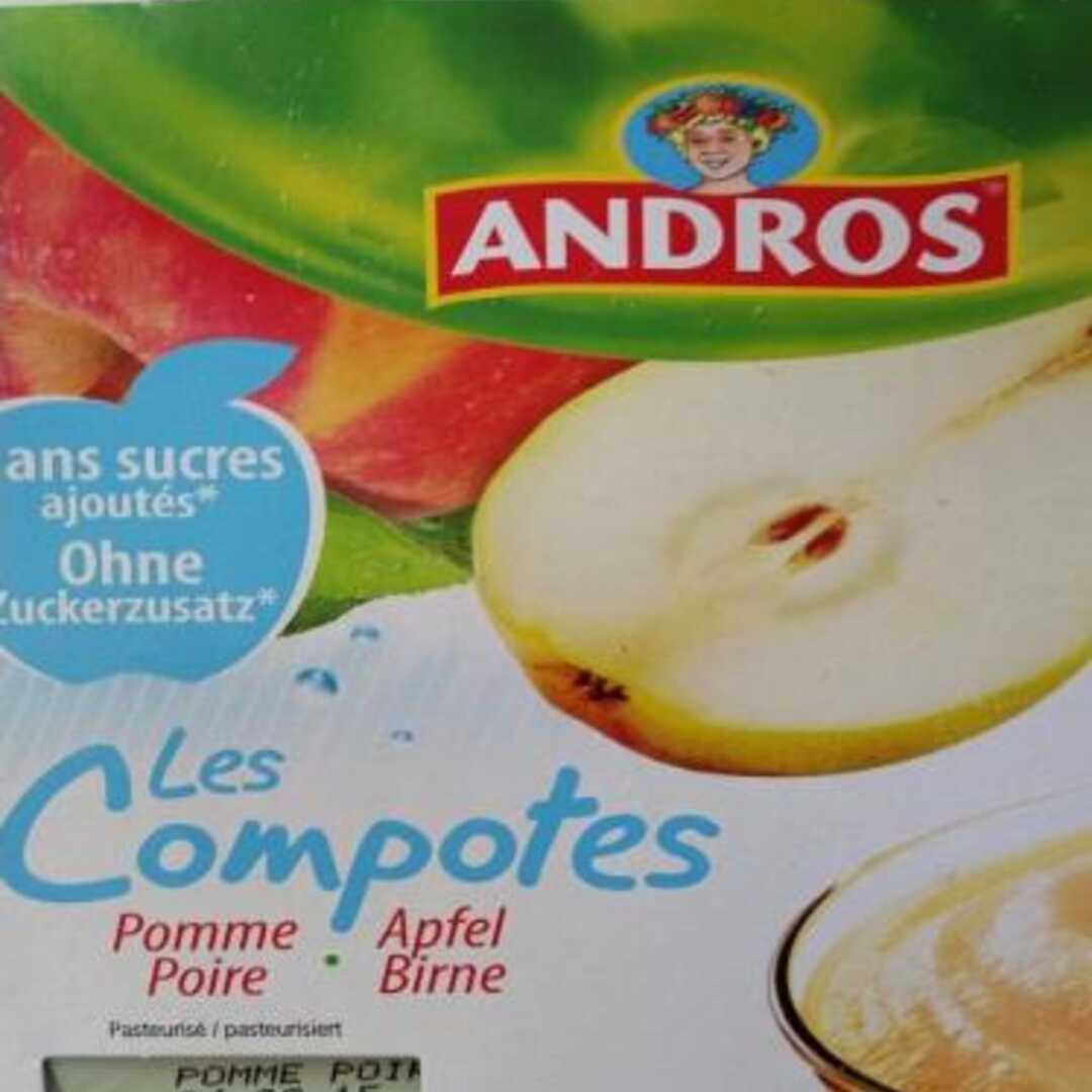 Andros Compote Pomme-Poire sans Sucres Ajoutés