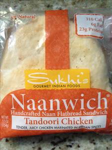 Sukhi's Tandoori Chicken Naanwich