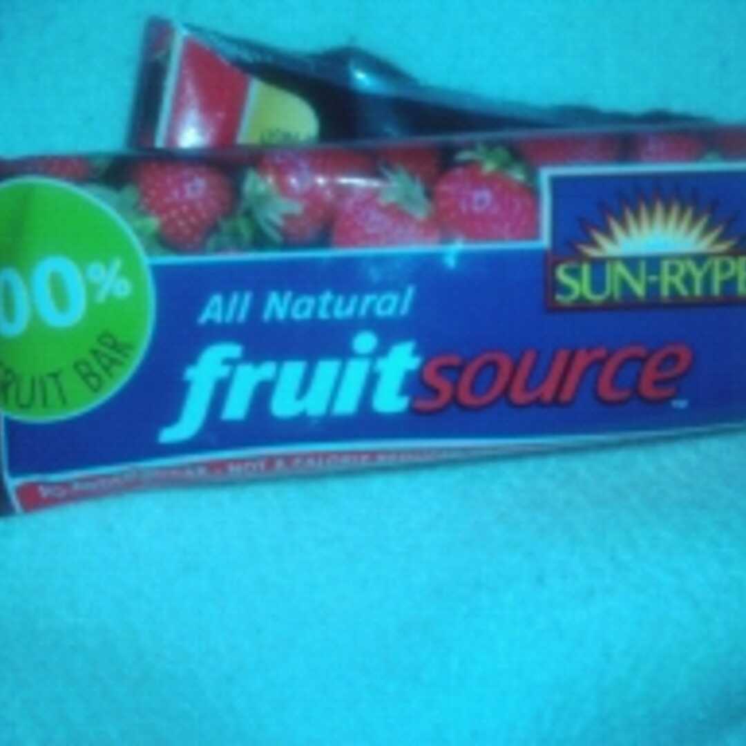 Sun-Rype FruitSource 100% Fruit Bars - Strawberry