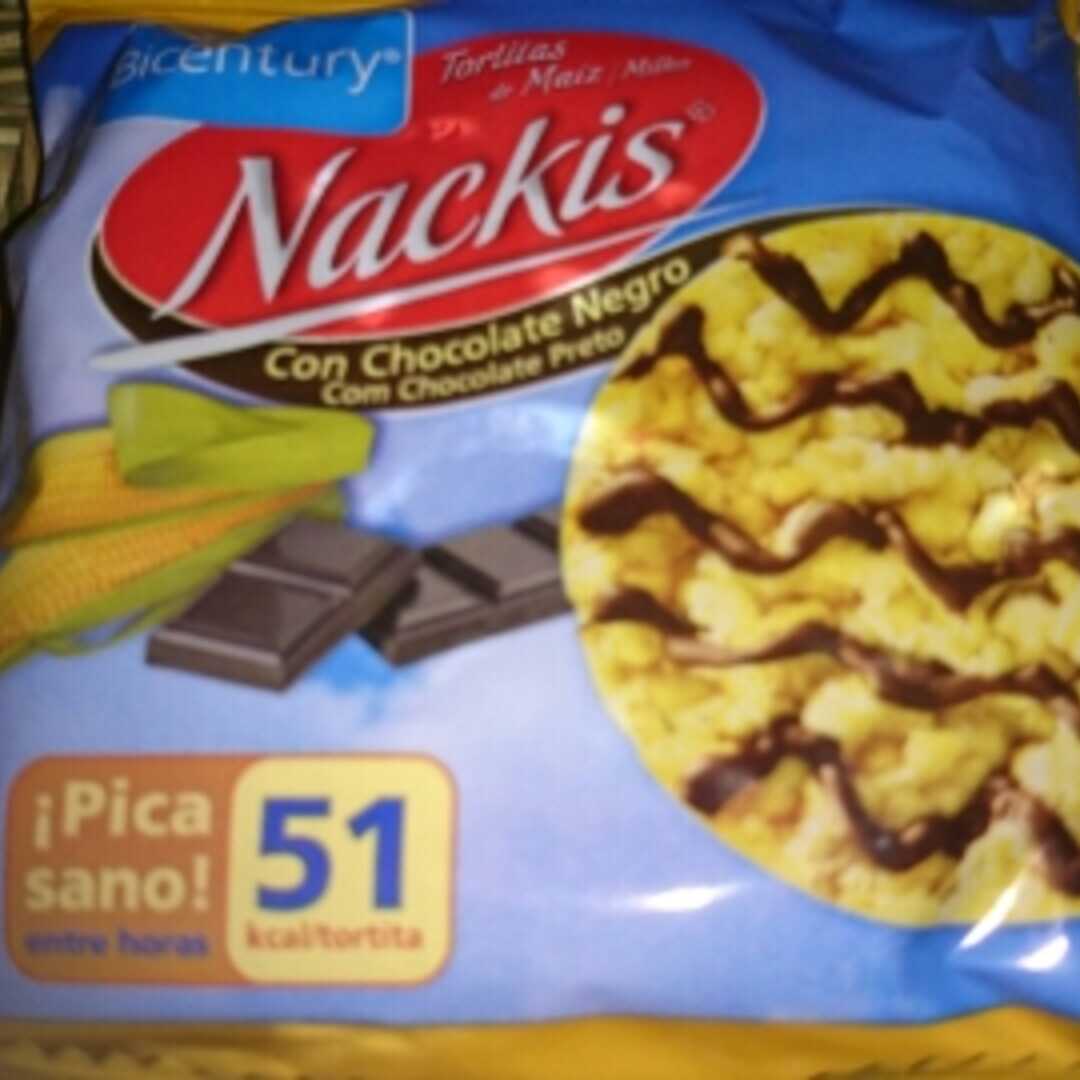 Bicentury Nackis de Maiz Chocolate Negro