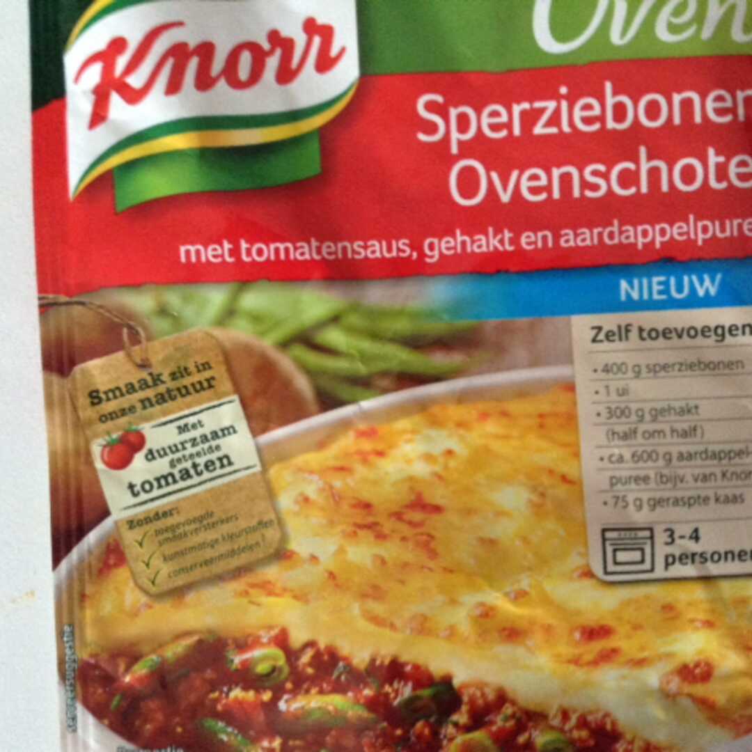 Knorr Sperziebonen Ovenschotel