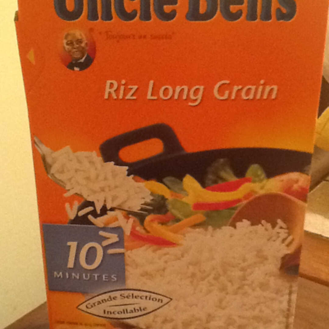 Calories et les Faits Nutritives pour Uncle Ben's Riz Basmati