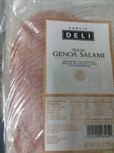 Publix Sliced Genoa Salami