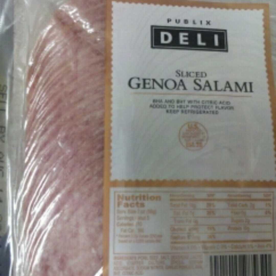 Publix Sliced Genoa Salami