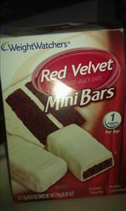 Weight Watchers Red Velvet Mini Bars