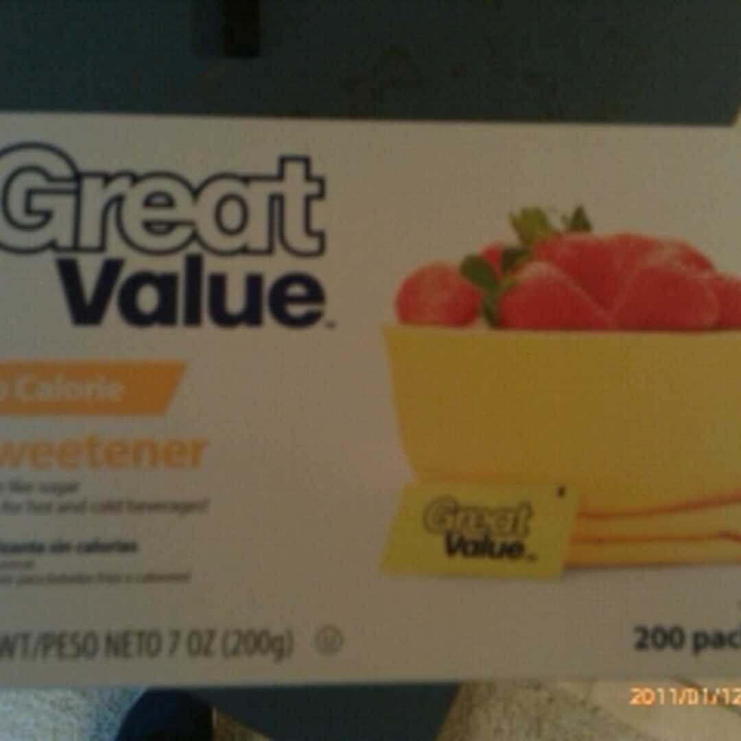 Great Value No Calorie Sweetener (Made with Sucralose)
