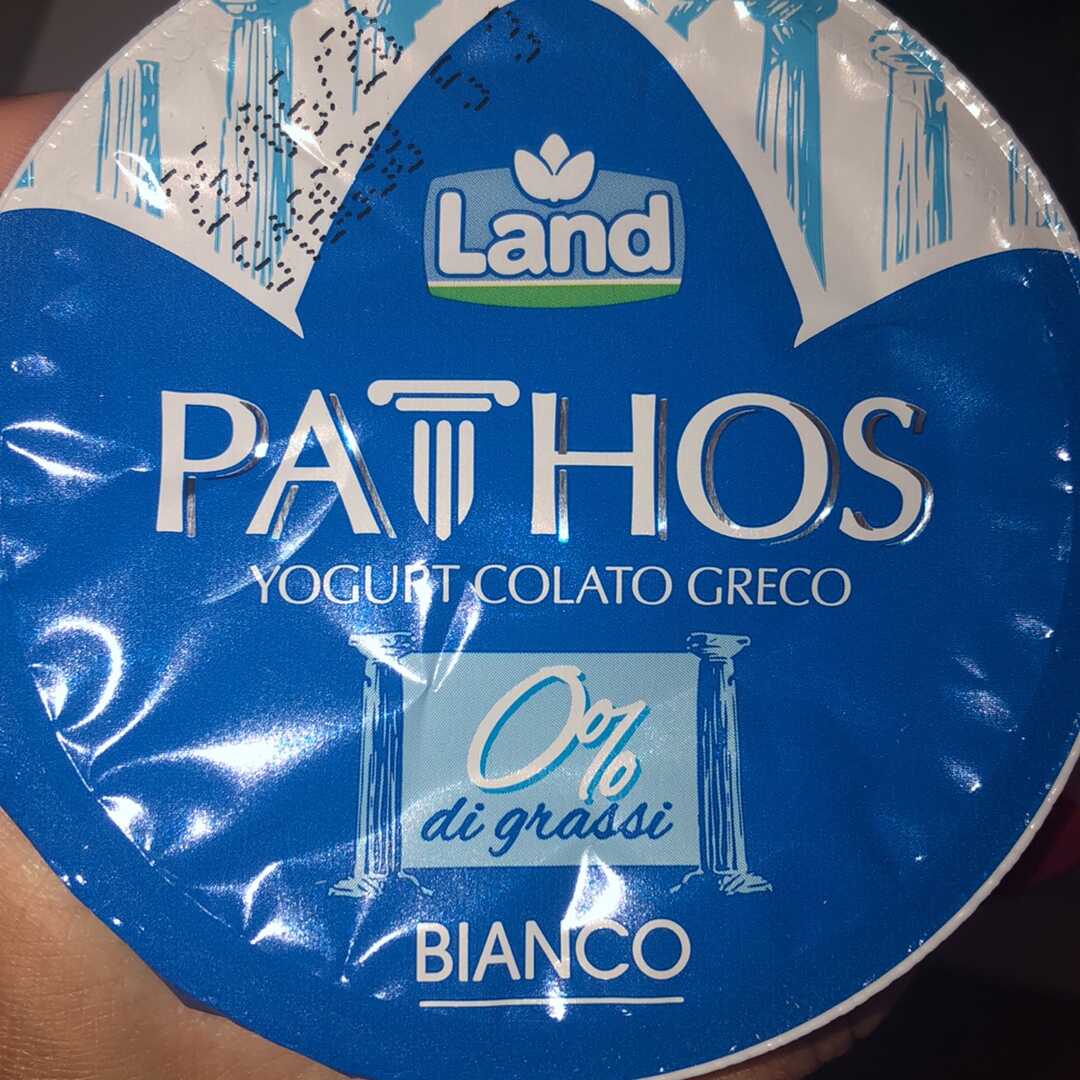 Land Pathos Yogurt Colato Greco Bianco 0% (150g)