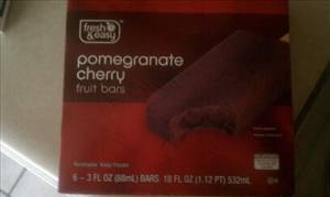 Fresh & Easy Pomegranate Cherry Fruit Bars