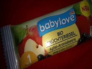 Babylove Bio Früchteriegel Apfel-Aroniabeere