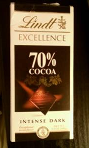 Lindt Excellence Intense Dark Chocolate 70% Cocoa