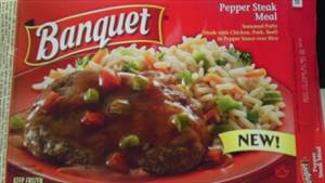 Banquet Pepper Steak Meal