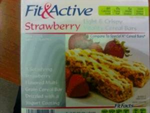 Fit & Active Light & Crispy Strawberry Cereal Bars