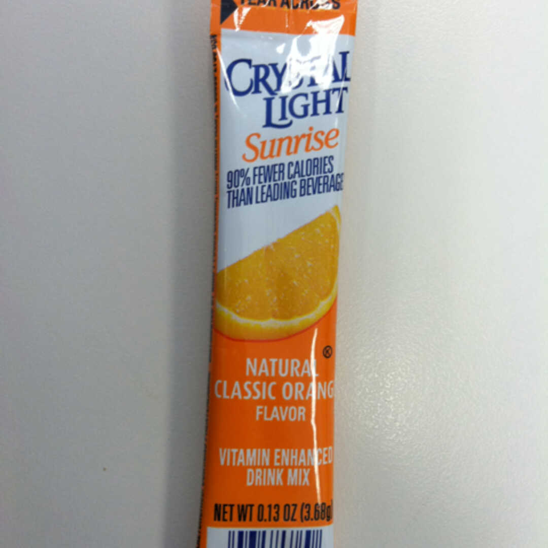 Crystal Light On the Go Sunrise Classic Orange