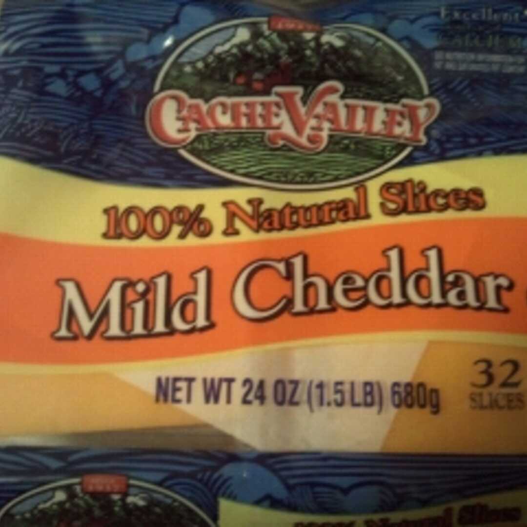 Cache Valley 100% Natural Mild Cheddar Cheese Slices
