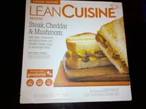 Lean Cuisine Culinary Collection Steak, Cheddar & Mushroom Panini