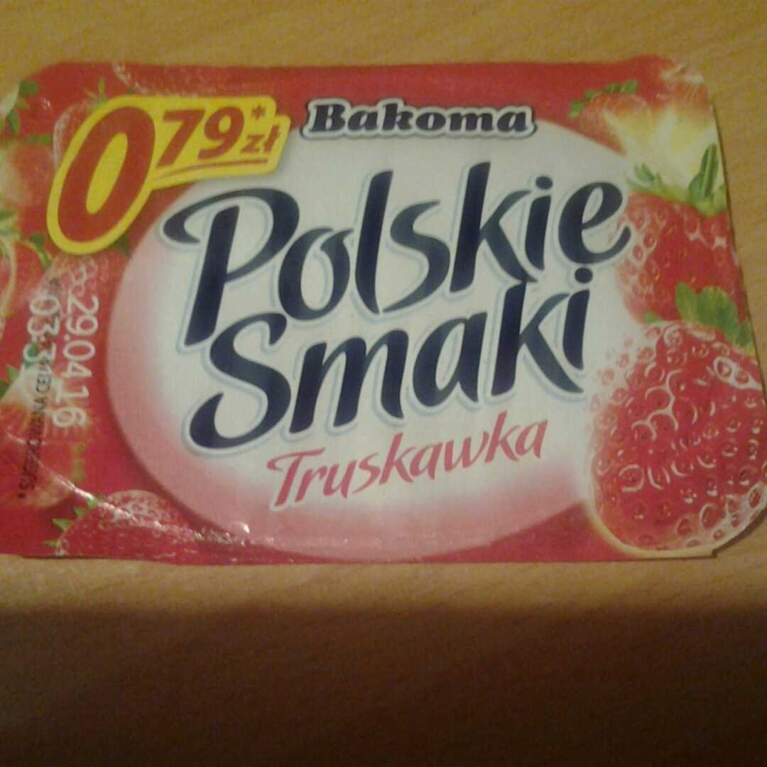 Bakoma Jogurt Truskawkowy Polskie Smaki