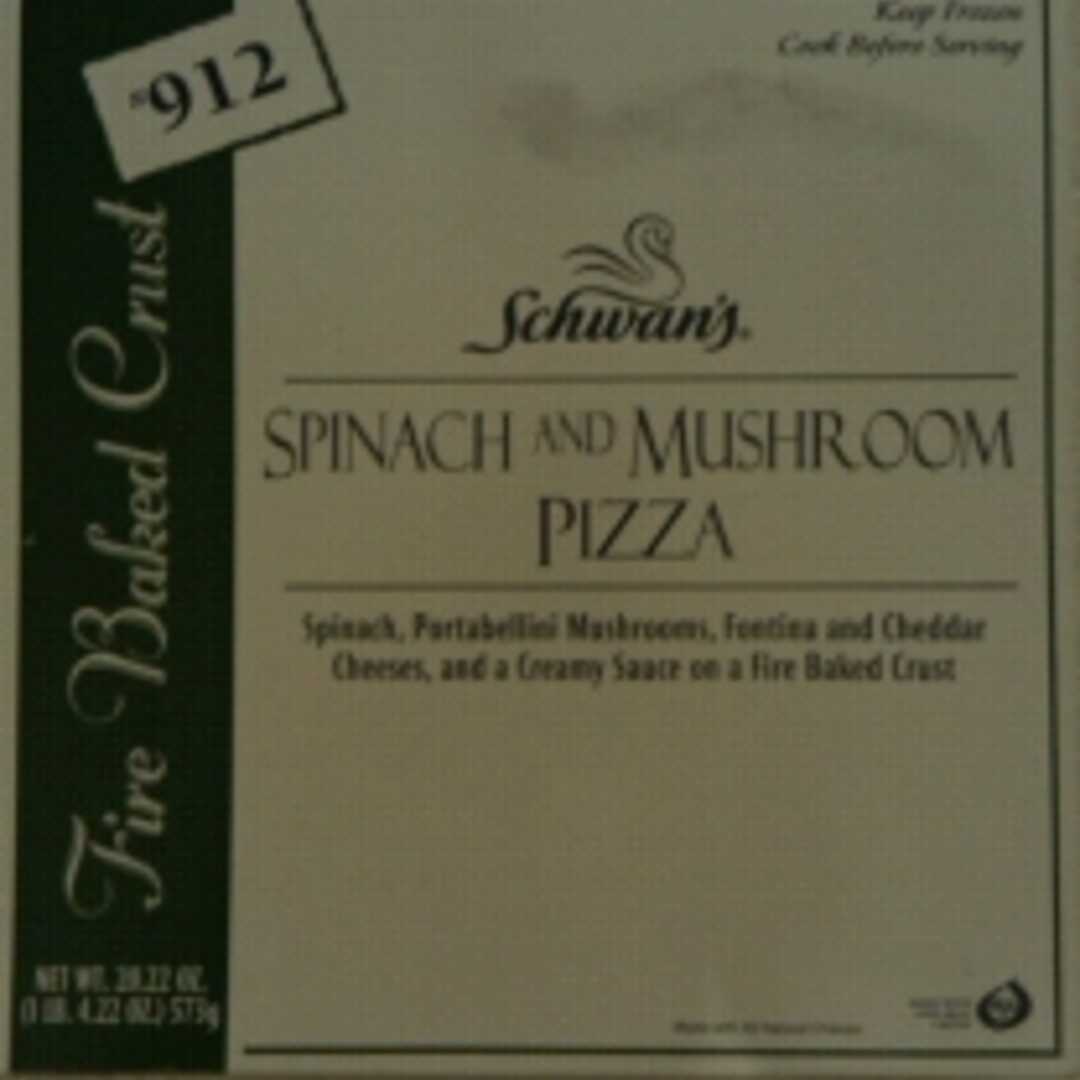 Schwan's Spinach & Mushroom Pizza