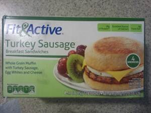 Fit & Active Turkey Sausage Breakfast Sandwich