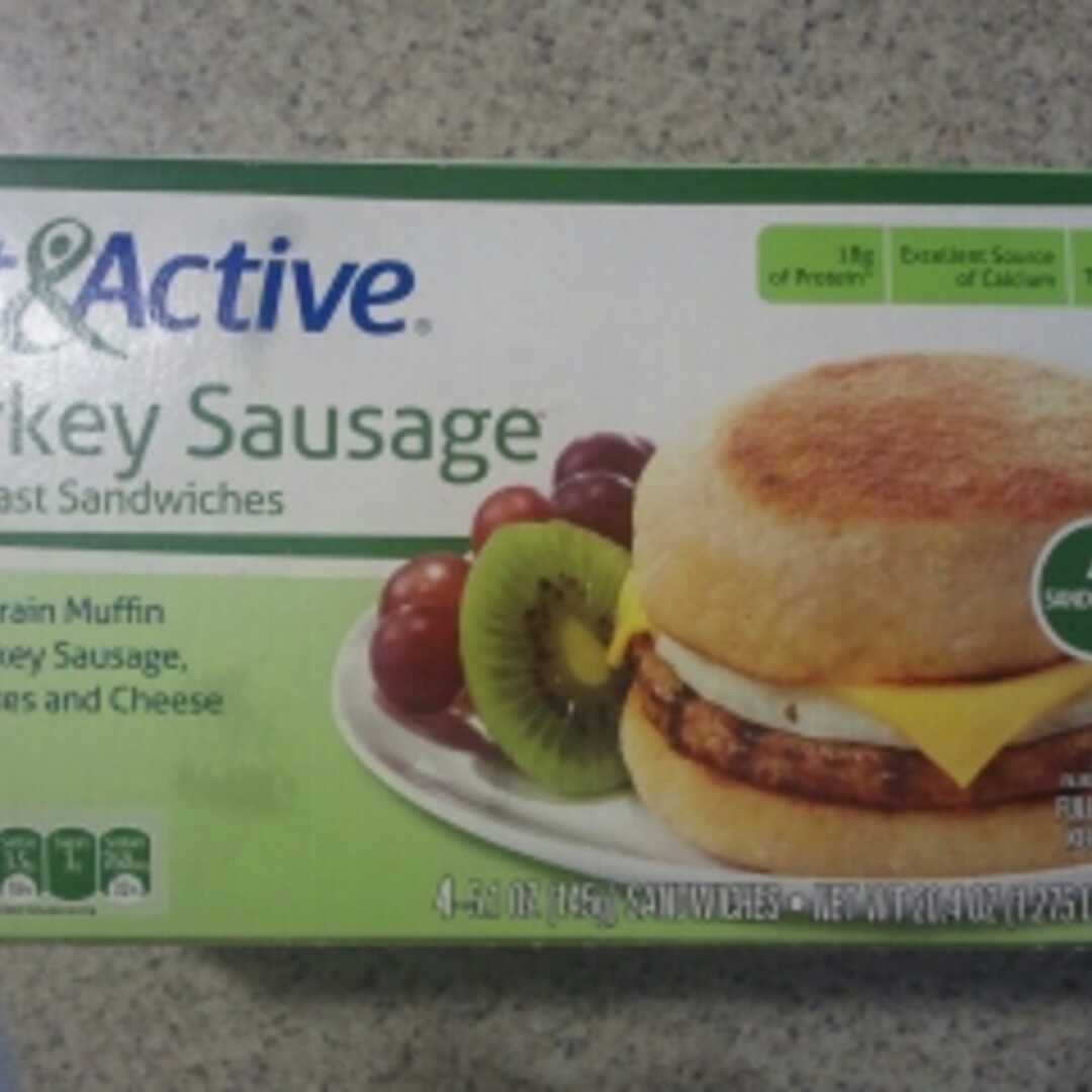 Fit & Active Turkey Sausage Breakfast Sandwich