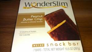 WonderSlim Protein Diet Bars - Peanut Butter Crisp