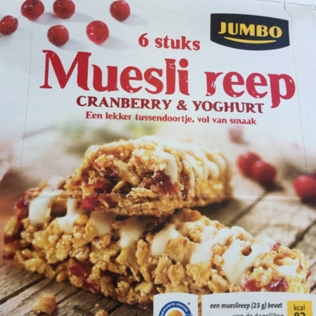 Jumbo Mueslireep Yoghurt & Cranberry