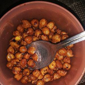 Cooked Dry Chickpeas (Fat Added in Cooking)