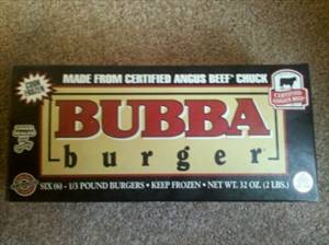 Bubba Burger Certified Angus Beef Burger