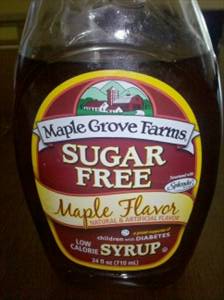 Maple Grove Farms Sugar Free Low Calorie Maple Flavor Syrup
