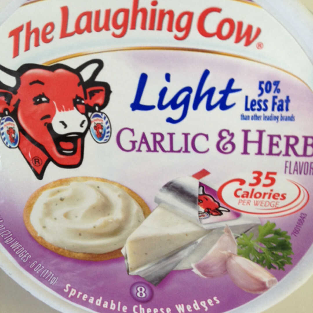 Laughing Cow Light Garlic & Herb Cheese Wedges