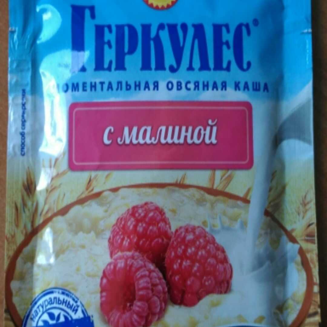 Русский продукт Геркулес с Малиной