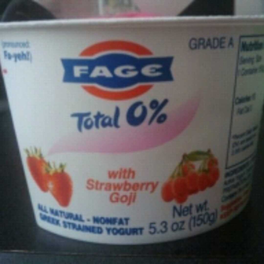 Fage Total 0% Greek Yogurt with Strawberry Goji