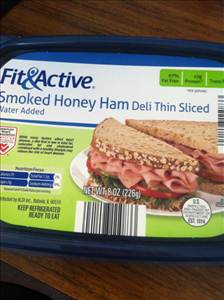 Fit & Active Smoked Honey Ham Deli Thin Sliced