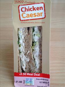Tesco Chicken Caesar Sandwich