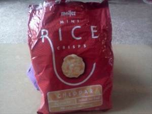 Meijer Cheddar Rice Crisps