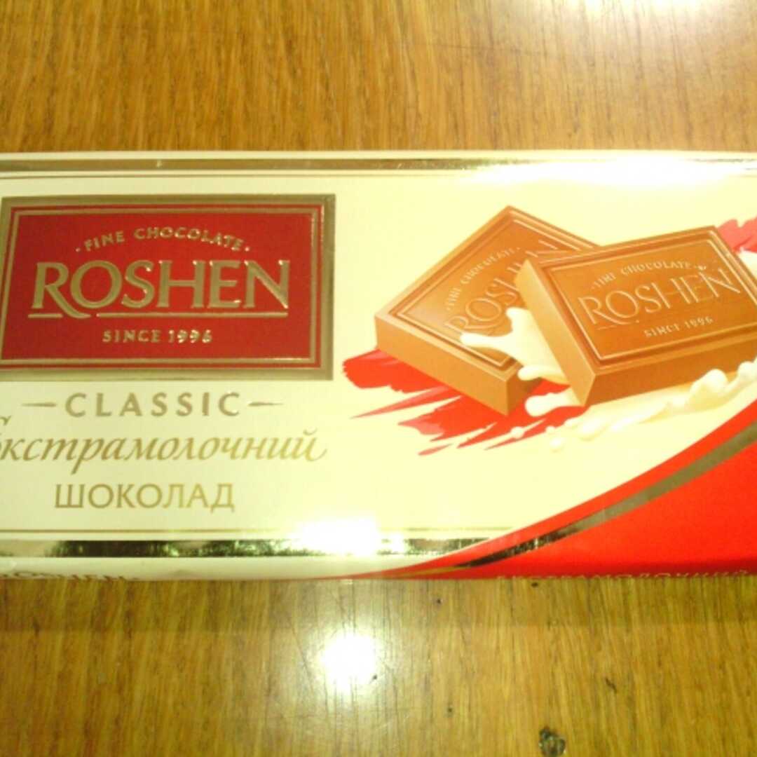 Roshen Шоколад Экстрамолочный