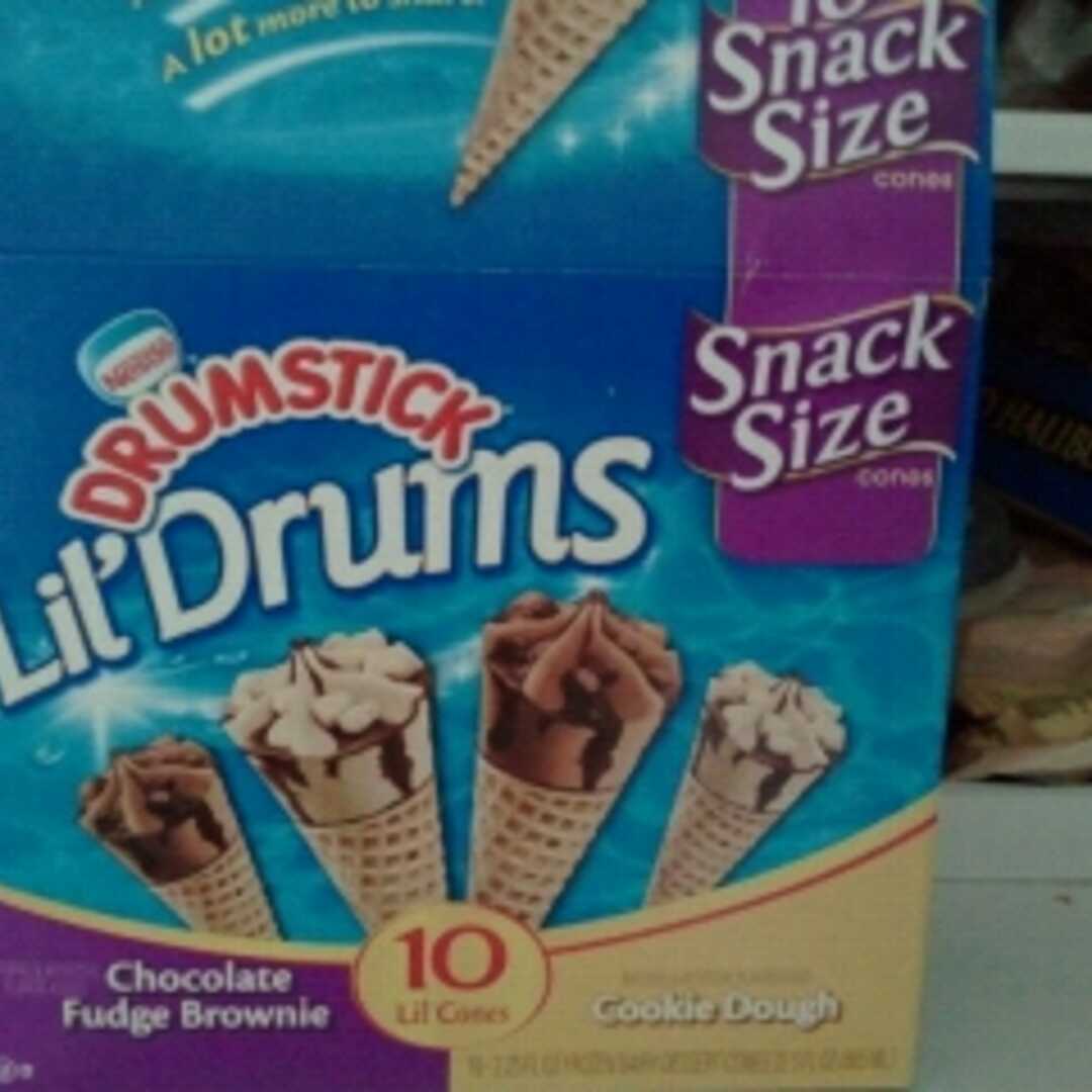 Nestle Drumstick Lil' Drums Ice Cream Cones - Chocolate Fudge Brownie