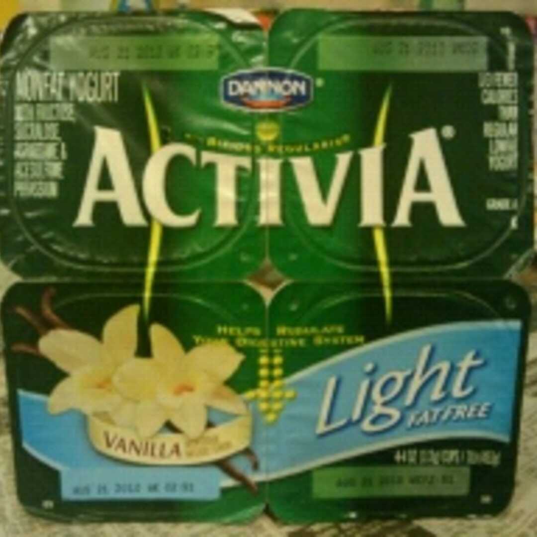 Dannon Activia Light Fat Free Vanilla Yogurt