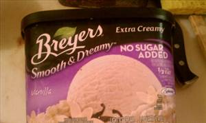 Breyers Smooth & Dreamy No Sugar Added Vanilla Ice Cream