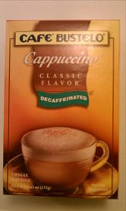 Cafe Bustelo Classic Flavor Decaffeinated Cappuccino