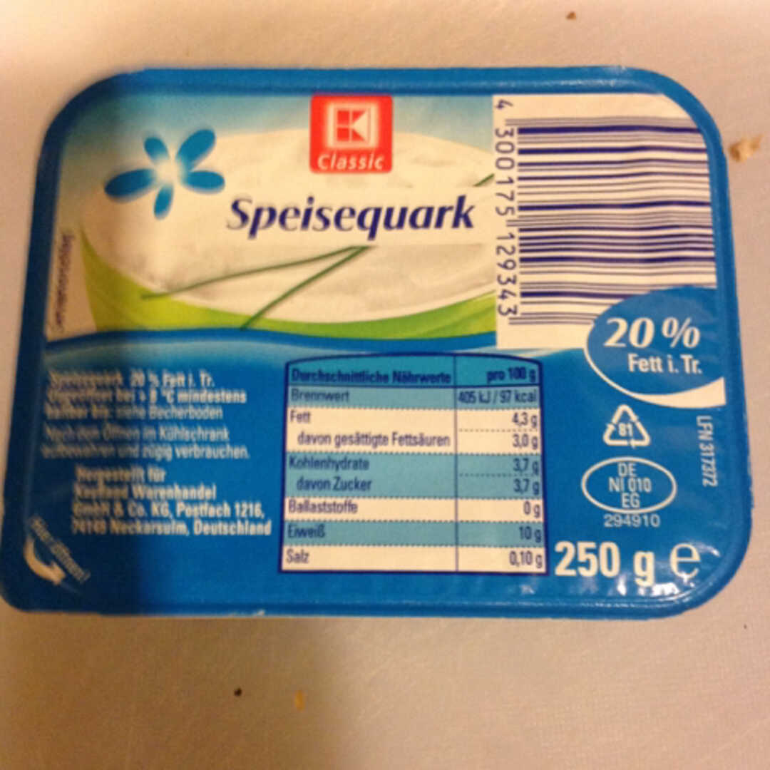 K-Classic Speisequark 20% Fett I. Tr.