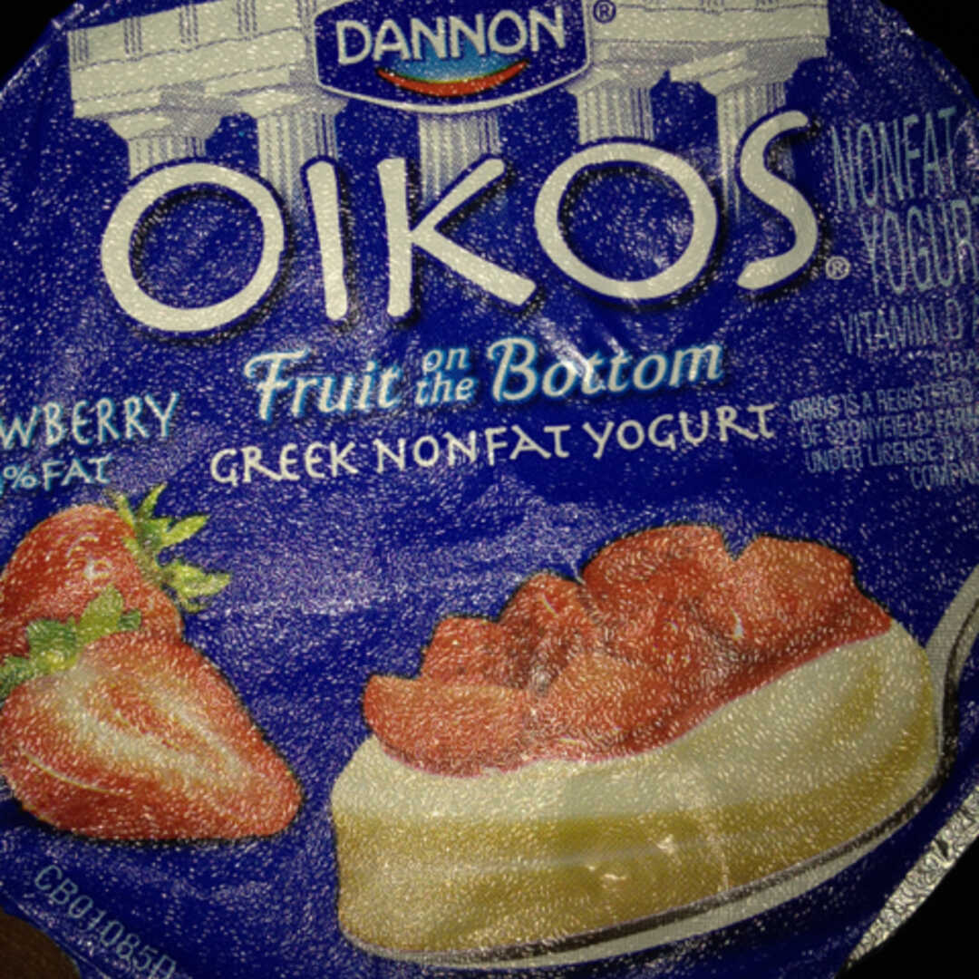 Dannon Oikos Fruit on The Bottom Nonfat Greek Yogurt - Strawberry